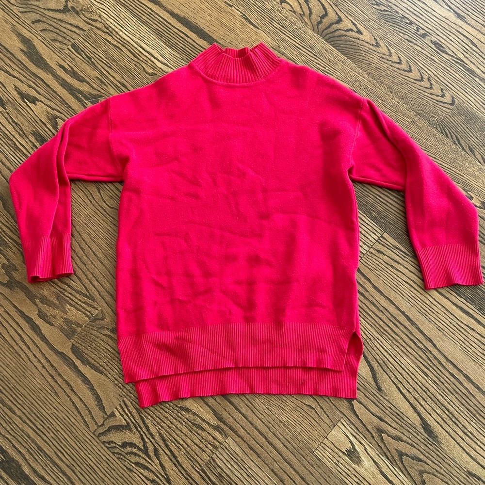 patrizia luca red sweater s/m
